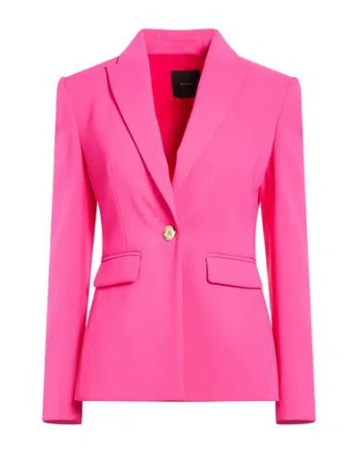 Pinko Woman Blazer Fuchsia Size 2 Polyester, Elastane
