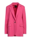 Pinko Woman Blazer Fuchsia Size 2 Viscose, Polyamide, Elastane