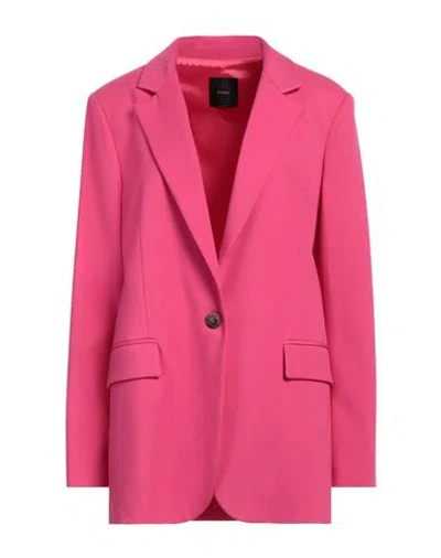 Pinko Woman Blazer Fuchsia Size 2 Viscose, Polyamide, Elastane