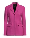Pinko Woman Blazer Fuchsia Size 4 Polyester, Viscose, Elastane In Pink