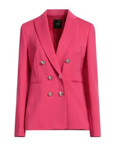Pinko Woman Blazer Fuchsia Size 12 Viscose, Polyamide, Elastane