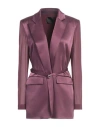 Pinko Woman Blazer Garnet Size 6 Acetate, Polyester