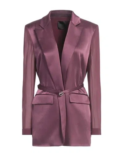 Pinko Woman Blazer Garnet Size 6 Acetate, Polyester