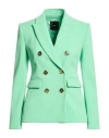 Pinko Woman Blazer Green Size 0 Polyester, Elastane