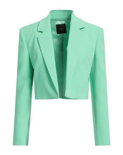 Pinko Woman Blazer Green Size 4 Polyester, Elastane