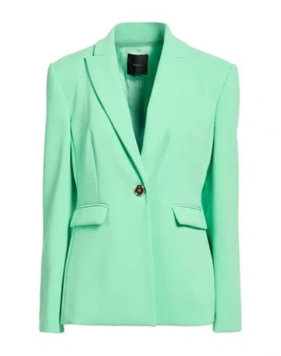 Pinko Woman Blazer Green Size 8 Polyester, Elastane