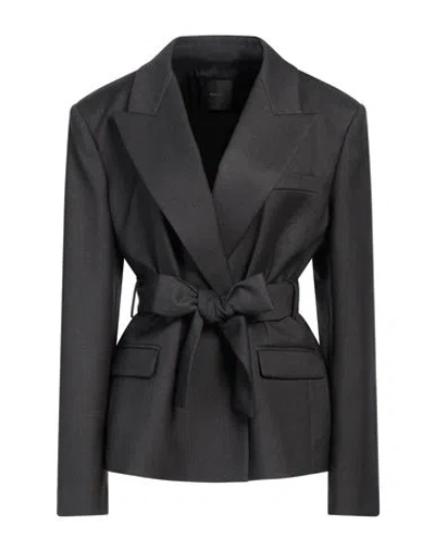 Pinko Woman Blazer Grey Size 6 Polyester, Viscose, Elastane In Gray