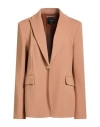 Pinko Woman Blazer Light Brown Size 6 Viscose, Polyamide, Elastane