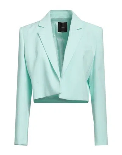 Pinko Woman Blazer Light Green Size 6 Polyester, Elastane