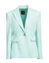 Pinko Woman Blazer Light Green Size 4 Polyester, Elastane In Green