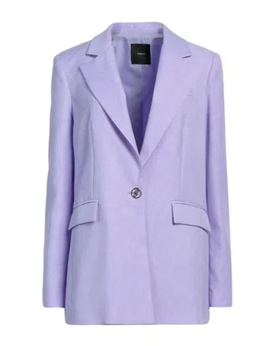 Pinko Woman Blazer Light Purple Size 10 Polyester