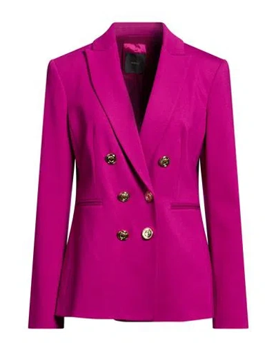 Pinko Woman Blazer Mauve Size 8 Viscose, Polyamide, Elastane In Purple