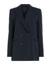 Pinko Woman Blazer Midnight Blue Size 10 Polyester, Viscose, Elastane In Blue