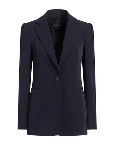 Pinko Woman Blazer Midnight Blue Size 2 Polyester, Elastane