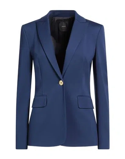 Pinko Woman Blazer Navy Size 6 Viscose, Polyamide, Elastane In Blue