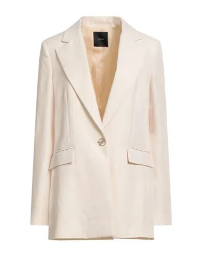 Pinko Woman Blazer Off White Size 10 Polyester