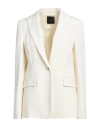 Pinko Woman Blazer Off White Size 8 Viscose, Polyamide, Elastane In Off White