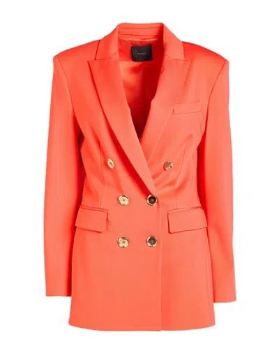 Pinko Woman Blazer Orange Size 8 Viscose, Polyamide, Elastane