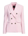 Pinko Woman Blazer Pink Size 4 Polyester, Elastane