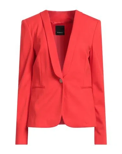 Pinko Woman Blazer Red Size 10 Viscose, Polyamide, Elastane