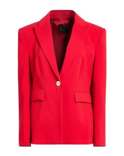 Pinko Woman Blazer Red Size 8 Polyester, Elastane