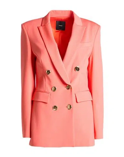 Pinko Woman Blazer Salmon Pink Size 4 Viscose, Polyamide, Elastane