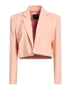 Pinko Woman Blazer Salmon Pink Size 6 Polyester, Elastane In Multi