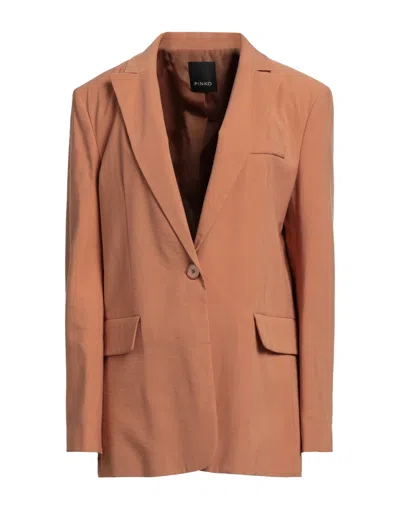 Pinko Suit Jackets In Beige