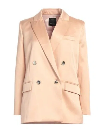 Pinko Woman Blazer Sand Size 8 Polyester, Elastane In Beige
