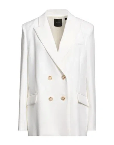 Pinko Woman Blazer White Size 0 Polyester, Elastane