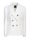 Pinko Woman Blazer White Size 6 Viscose, Polyamide, Elastane
