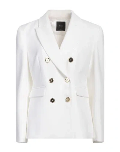 Pinko Woman Blazer White Size 6 Viscose, Polyamide, Elastane