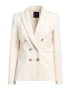 Pinko Woman Blazer White Size 8 Viscose, Polyamide, Elastane