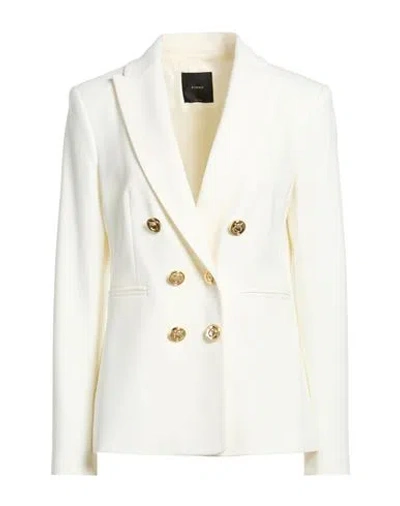 Pinko Woman Blazer White Size 6 Viscose, Polyamide, Elastane