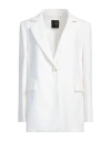 Pinko Woman Blazer White Size 8 Polyester, Elastane
