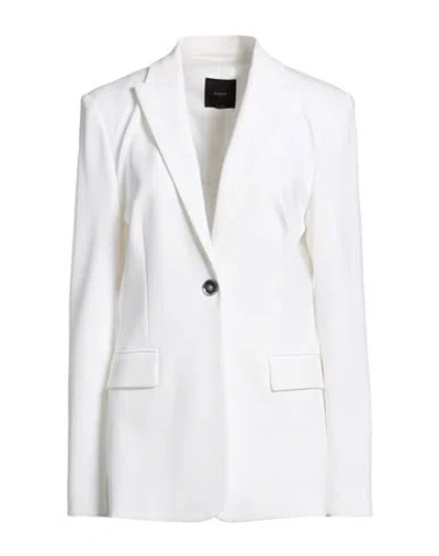 Pinko Woman Blazer White Size 8 Viscose, Nylon, Elastane