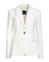 Pinko Woman Blazer White Size 8 Viscose, Polyamide, Elastane, Acetate, Polyester