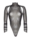 Pinko Woman Bodysuit Black Size S Polyamide, Elastane In Black