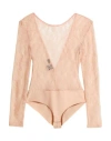 Pinko Woman Bodysuit Blush Size S Polyamide, Elastane In Pink