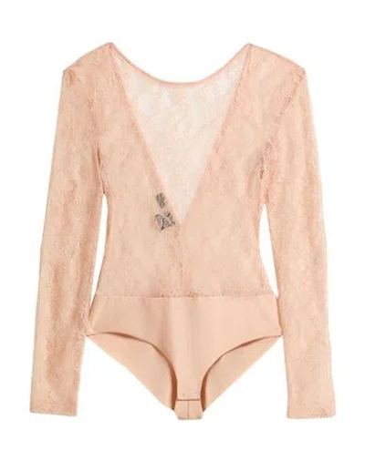 Pinko Woman Bodysuit Blush Size S Polyamide, Elastane