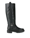 Pinko Woman Boot Black Size 8 Calfskin In Black