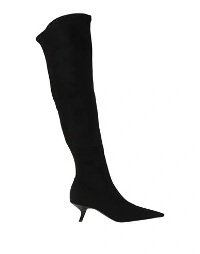 Pinko Woman Boot Black Size 8 Leather