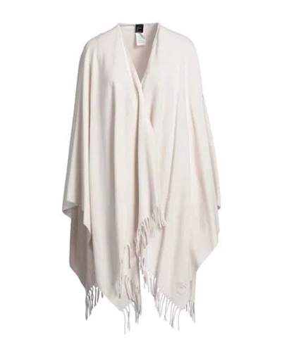 Pinko Woman Cape Light Grey Size Onesize Virgin Wool, Polyester In Grey