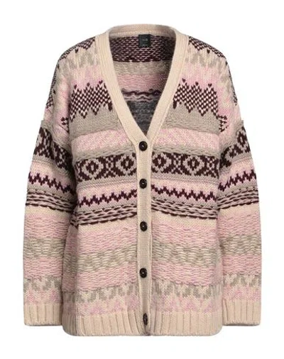 Pinko Woman Cardigan Beige Size M Acrylic, Wool, Polyamide, Alpaca Wool, Viscose