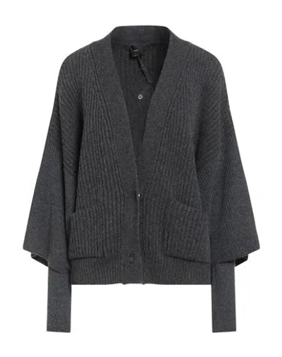 Pinko Woman Cardigan Grey Size Xs Wool, Cashmere In Gray