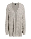 Pinko Woman Cardigan Light Grey Size S Viscose, Metallic Fiber In Gray
