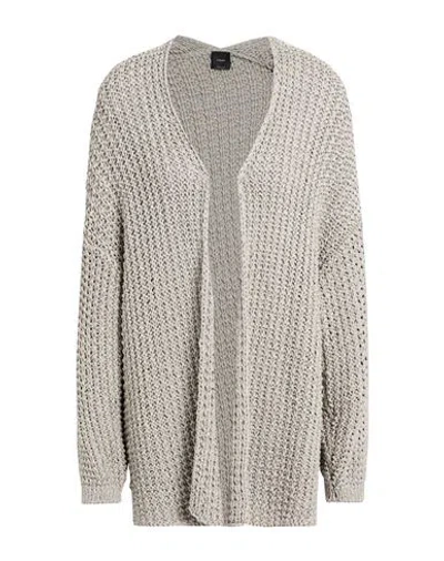 Pinko Woman Cardigan Light Grey Size S Viscose, Metallic Fiber In Gray