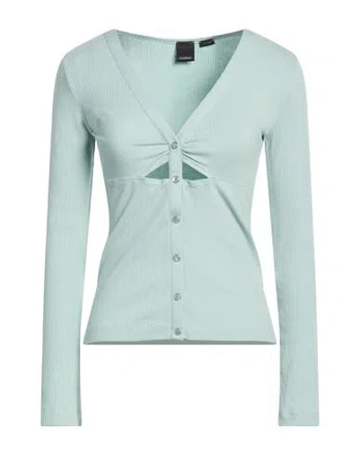 Pinko Woman Cardigan Sky Blue Size S Cotton, Lyocell, Elastane