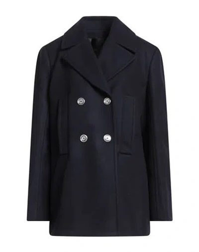 Pinko Canada Double-breasted Coat In Blue