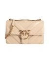 Pinko Woman Cross-body Bag Beige Size - Cow Leather In Sand